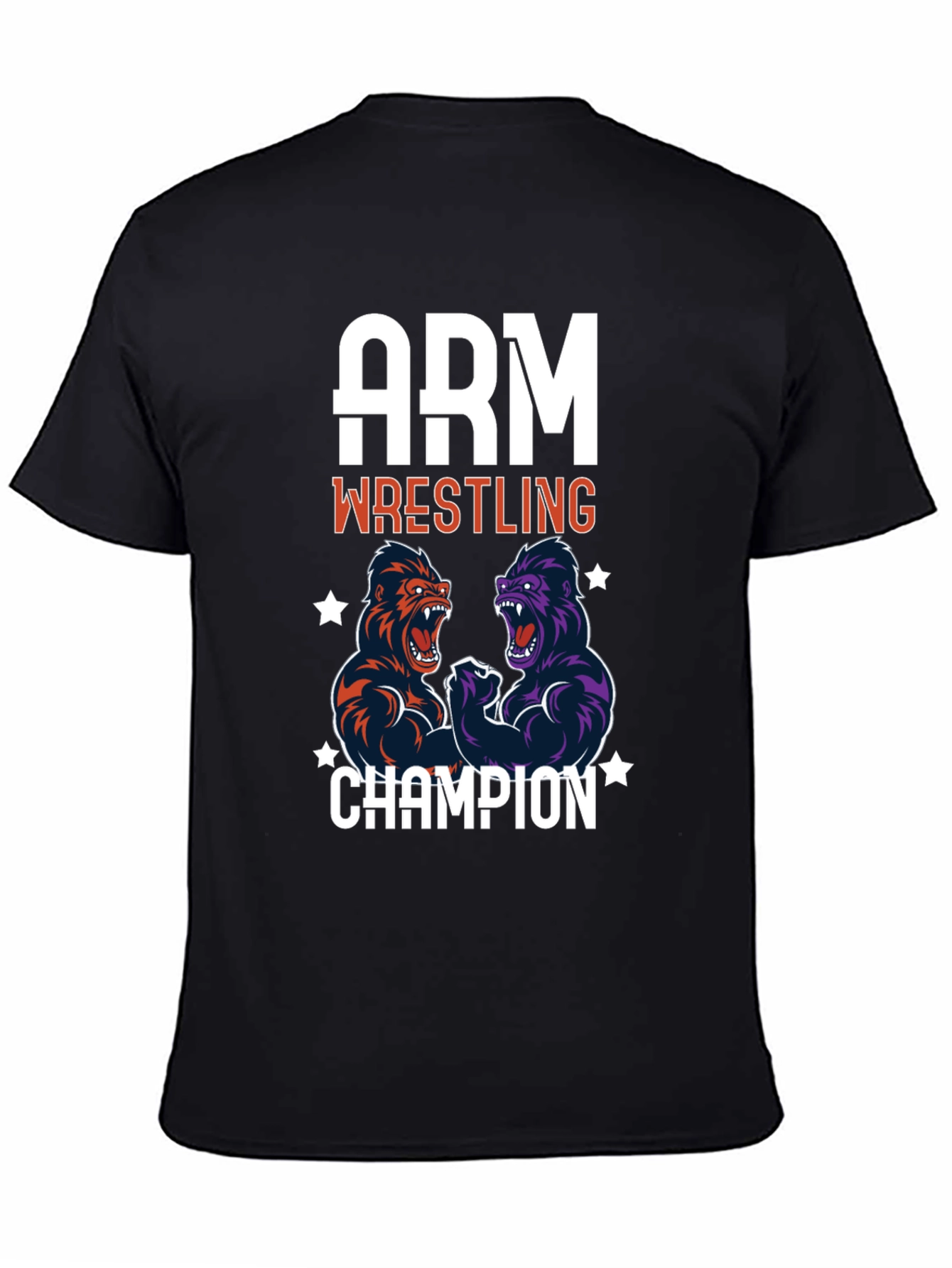 Arm Wrestling Champion Gorilla Graphic T-Shirt