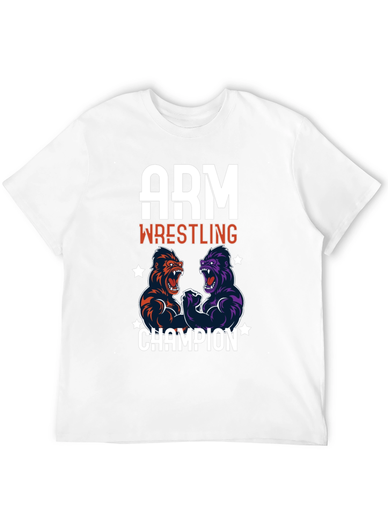 Arm Wrestling Champion Gorilla Graphic T-Shirt