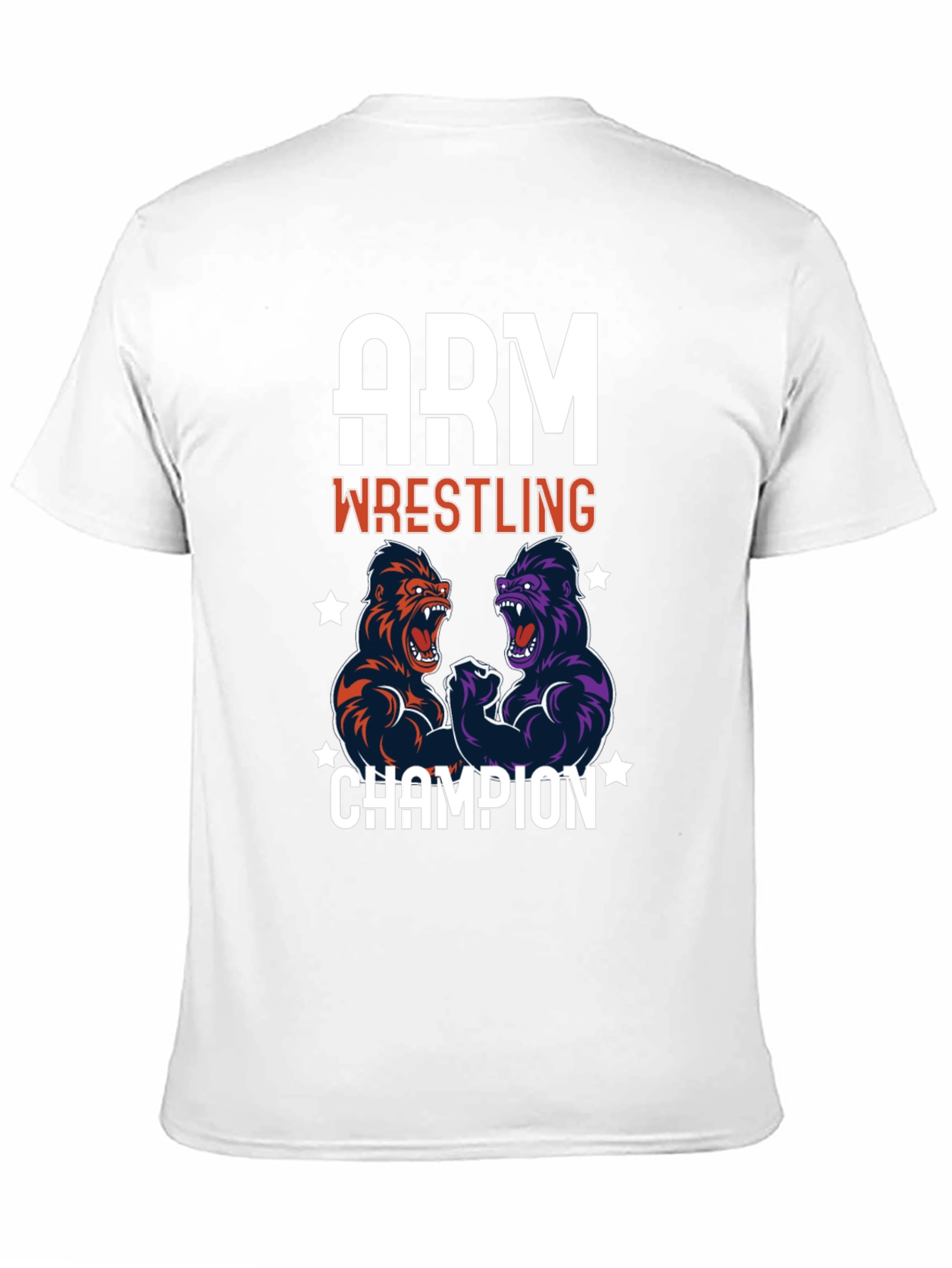 Arm Wrestling Champion Gorilla Graphic T-Shirt
