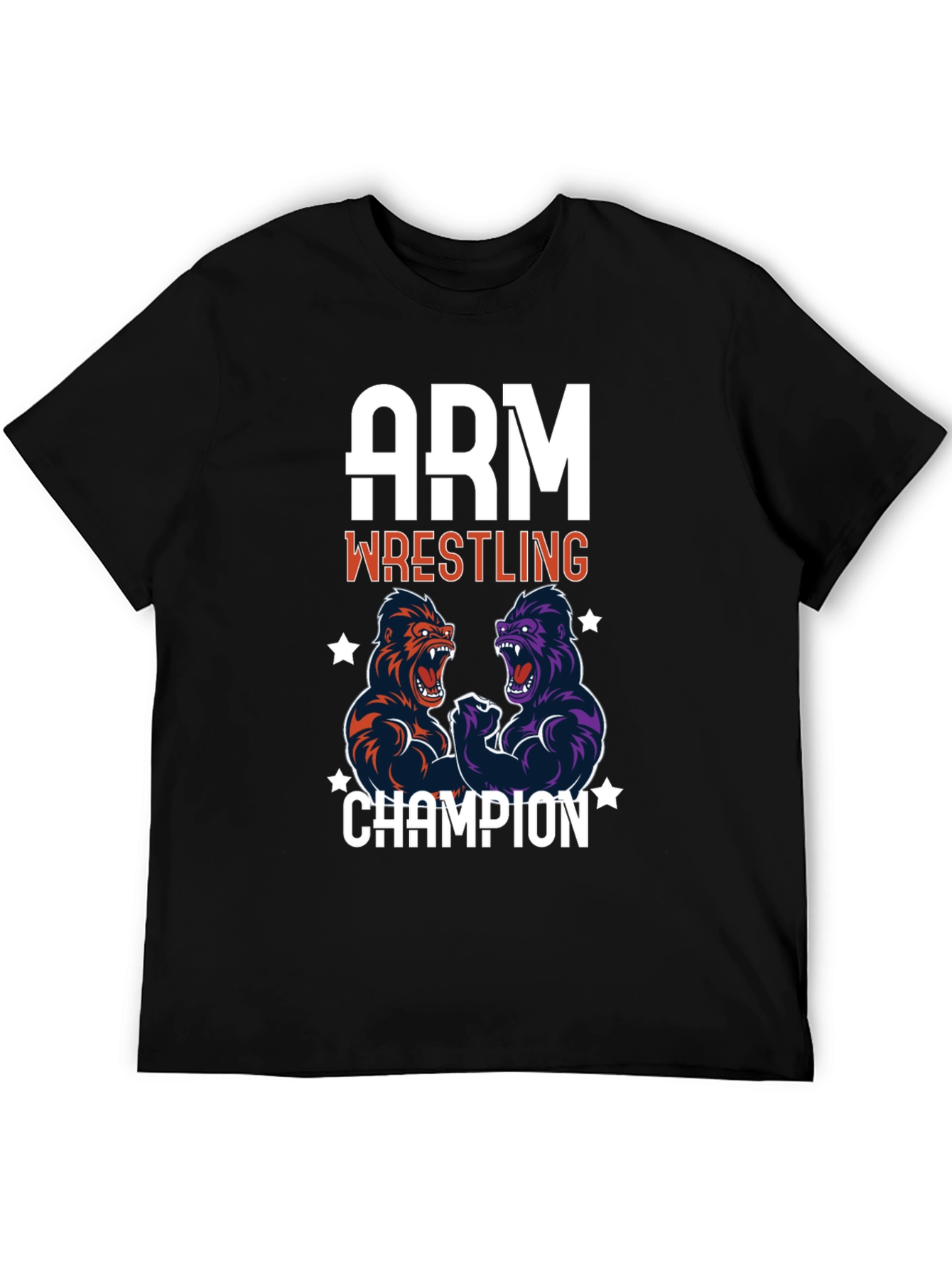 Arm Wrestling Champion Gorilla Graphic T-Shirt