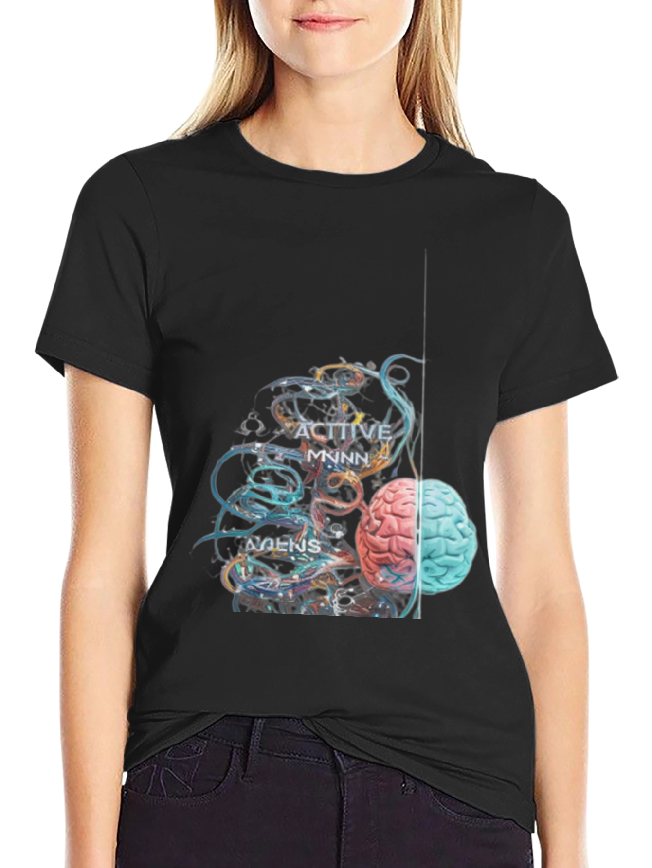 Active Minds Brain Graphic T-Shirt