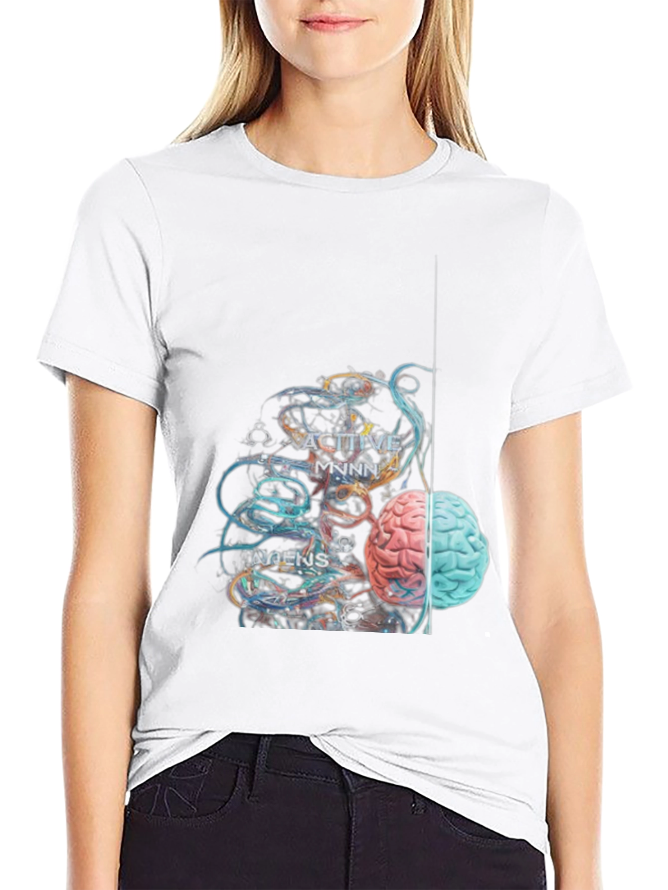 Active Minds Brain Graphic T-Shirt
