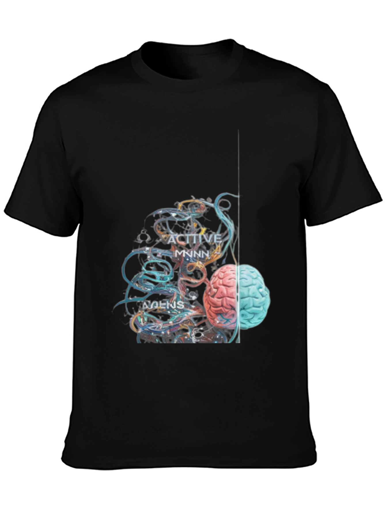 Active Minds Brain Graphic T-Shirt