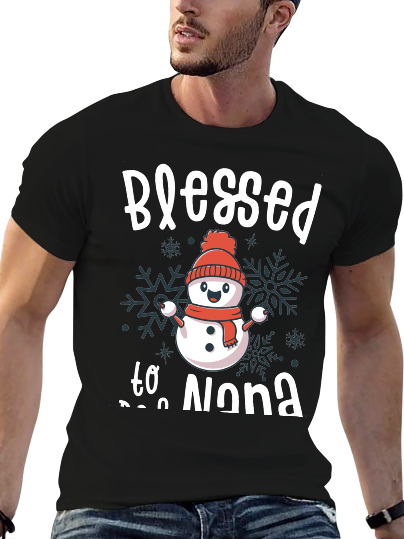 Blessed to be Nona Snowman T-Shirt