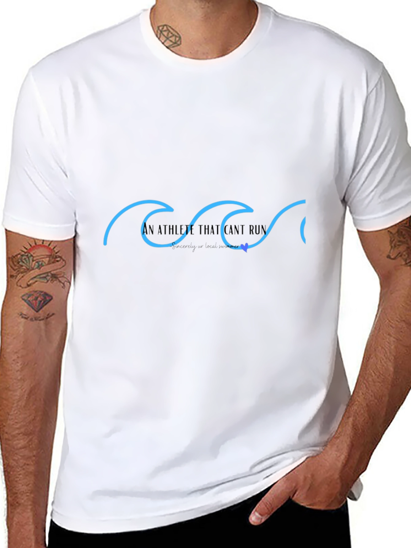 Wave Design T-Shirt