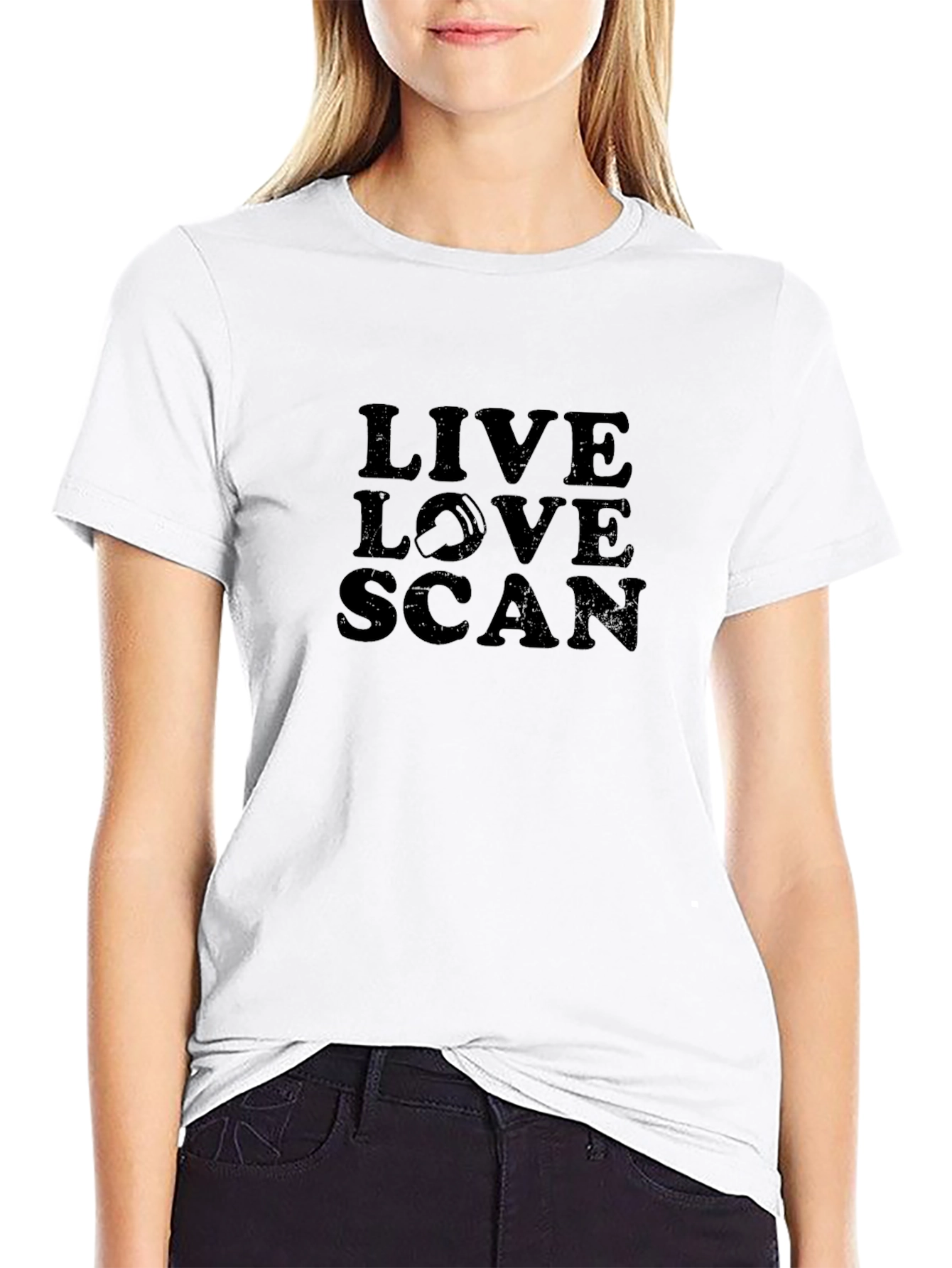 Live Love Scan T-Shirt - Radiography Tee