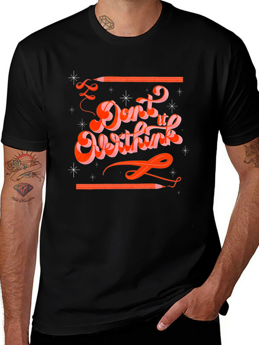 Retro Graphic Tee - Dont Overthink It!