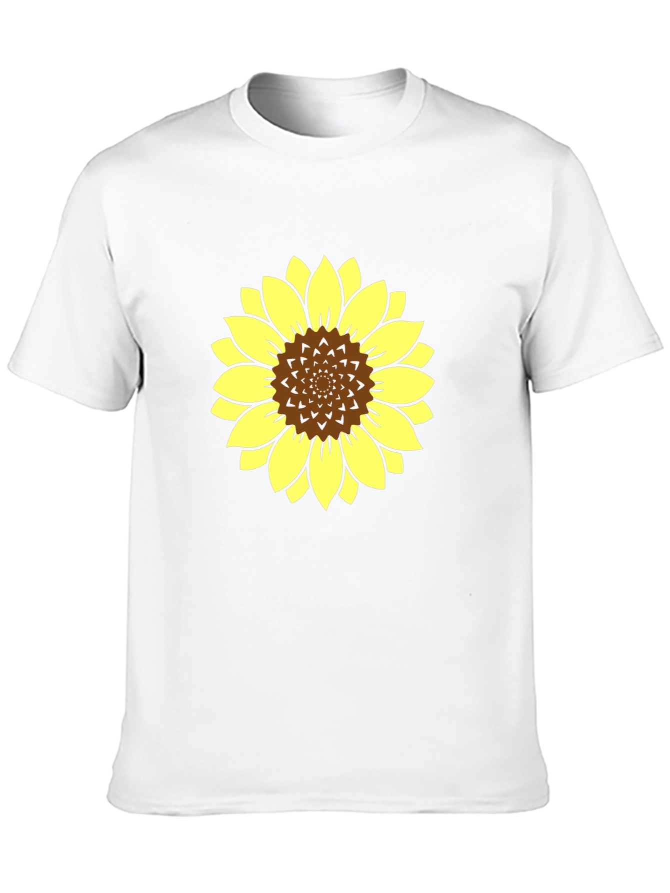 Sunflower Graphic Tee - Stylish Black Cotton T-Shirt