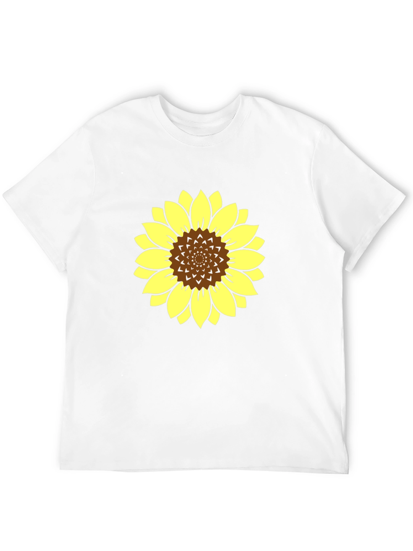 Sunflower Graphic Tee - Stylish Black Cotton T-Shirt