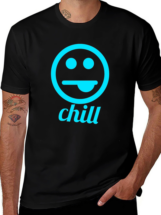 Chill Mode Activated: Mens Black Graphic Tee