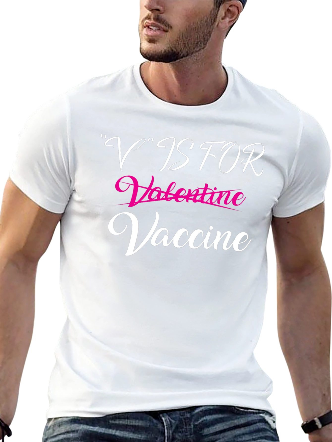V is for Valentine Vaccine T-Shirt