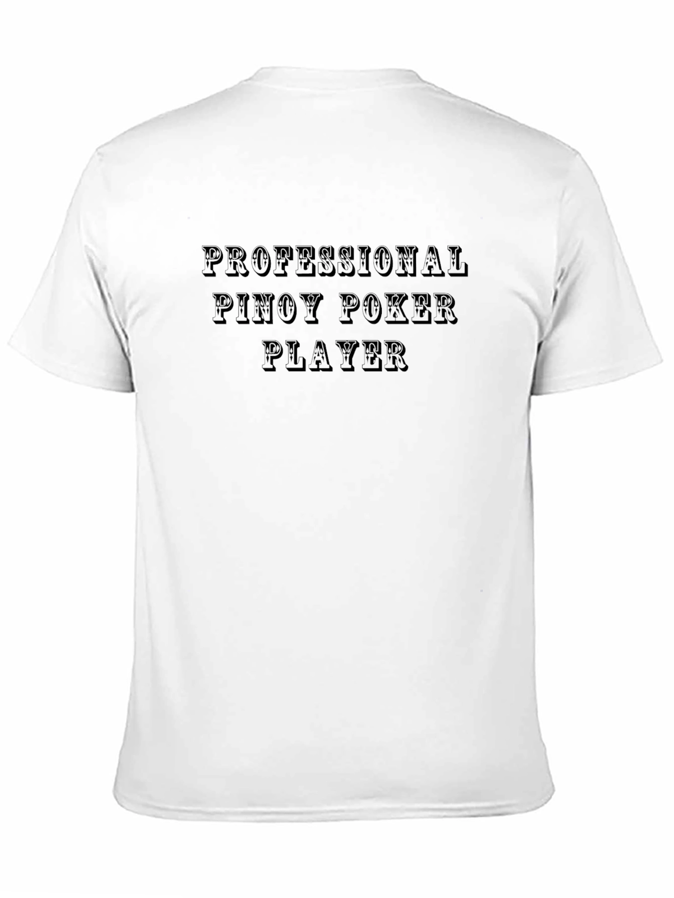 Professional Pinoy Poker Player Black T-Shirt