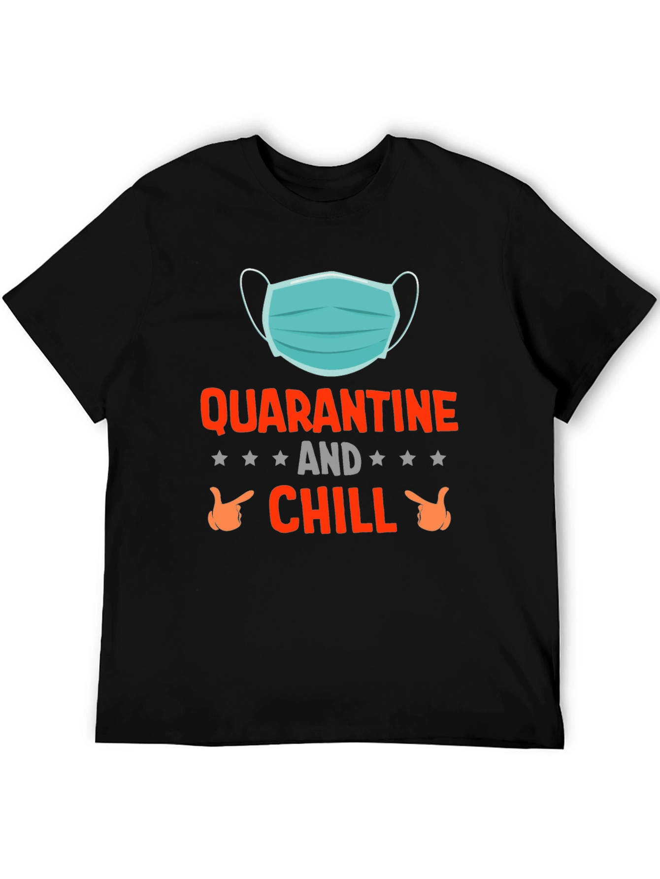 Quarantine and Chill T-Shirt | Funny Novelty Graphic Tee