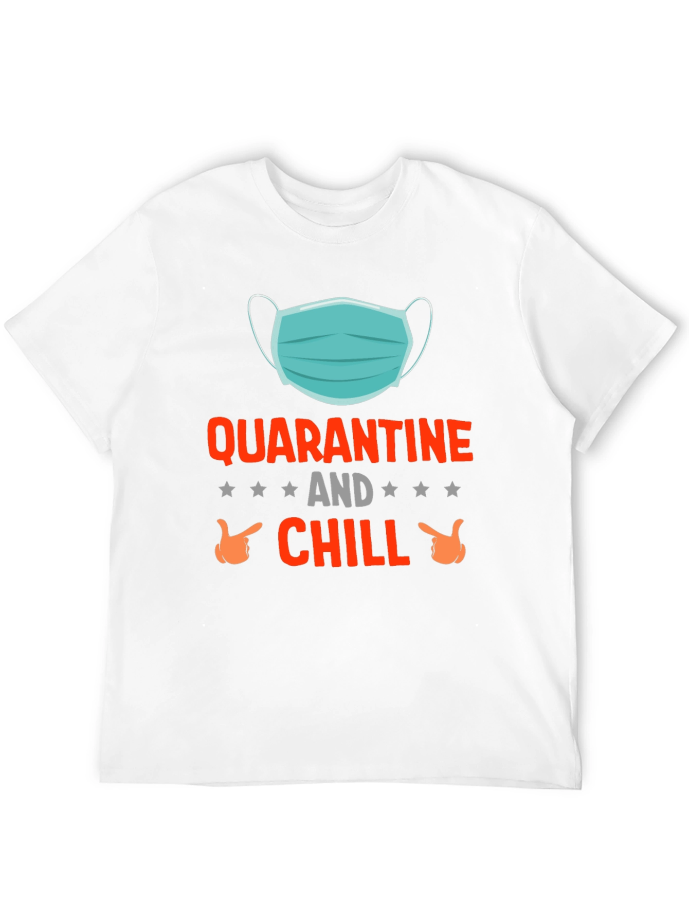 Quarantine and Chill T-Shirt | Funny Novelty Graphic Tee