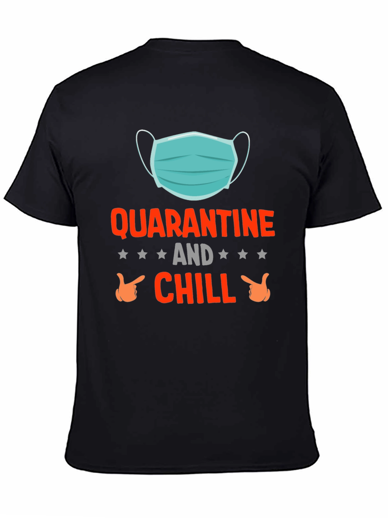 Quarantine and Chill T-Shirt | Funny Novelty Graphic Tee