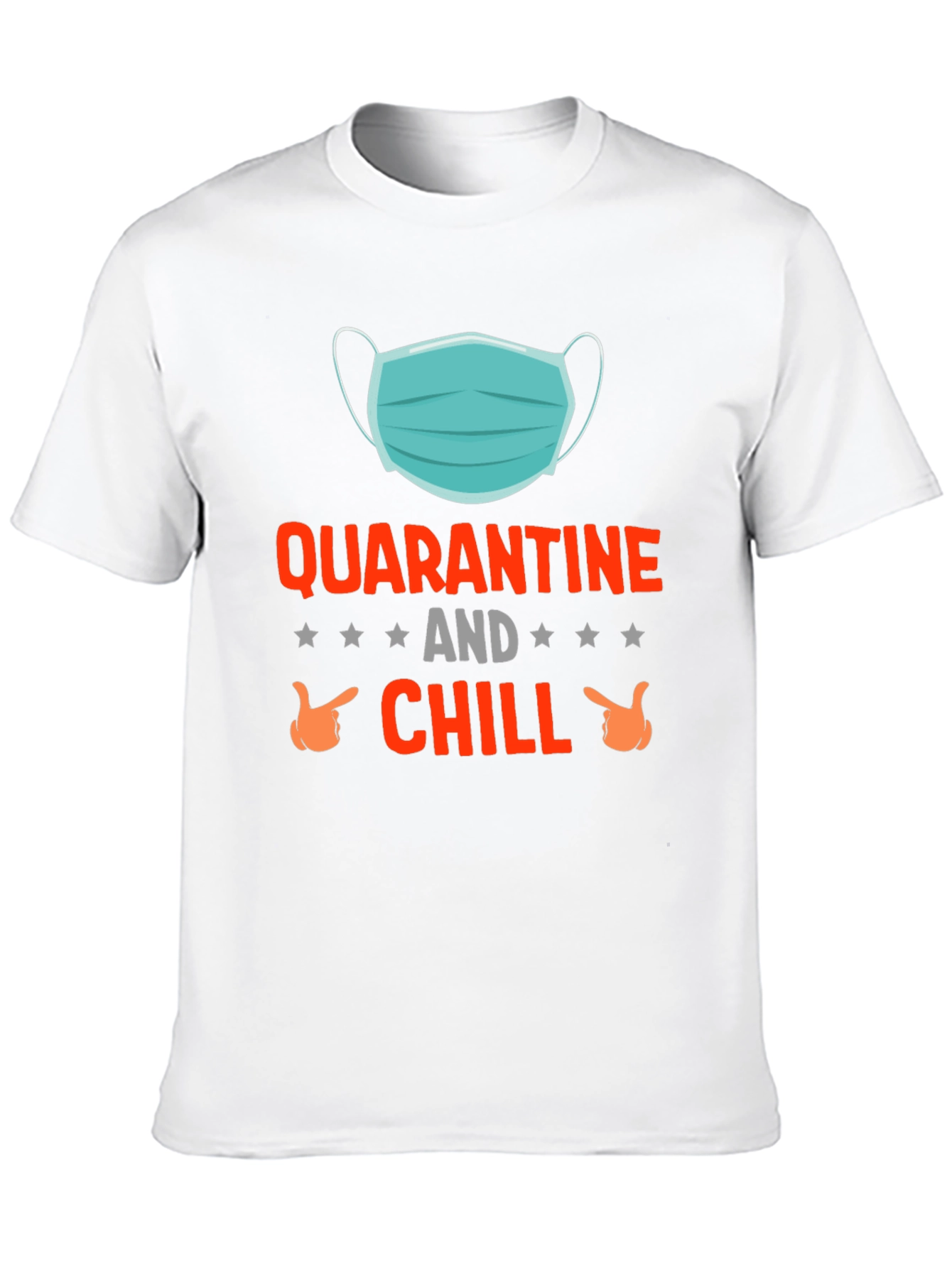 Quarantine and Chill T-Shirt | Funny Novelty Graphic Tee