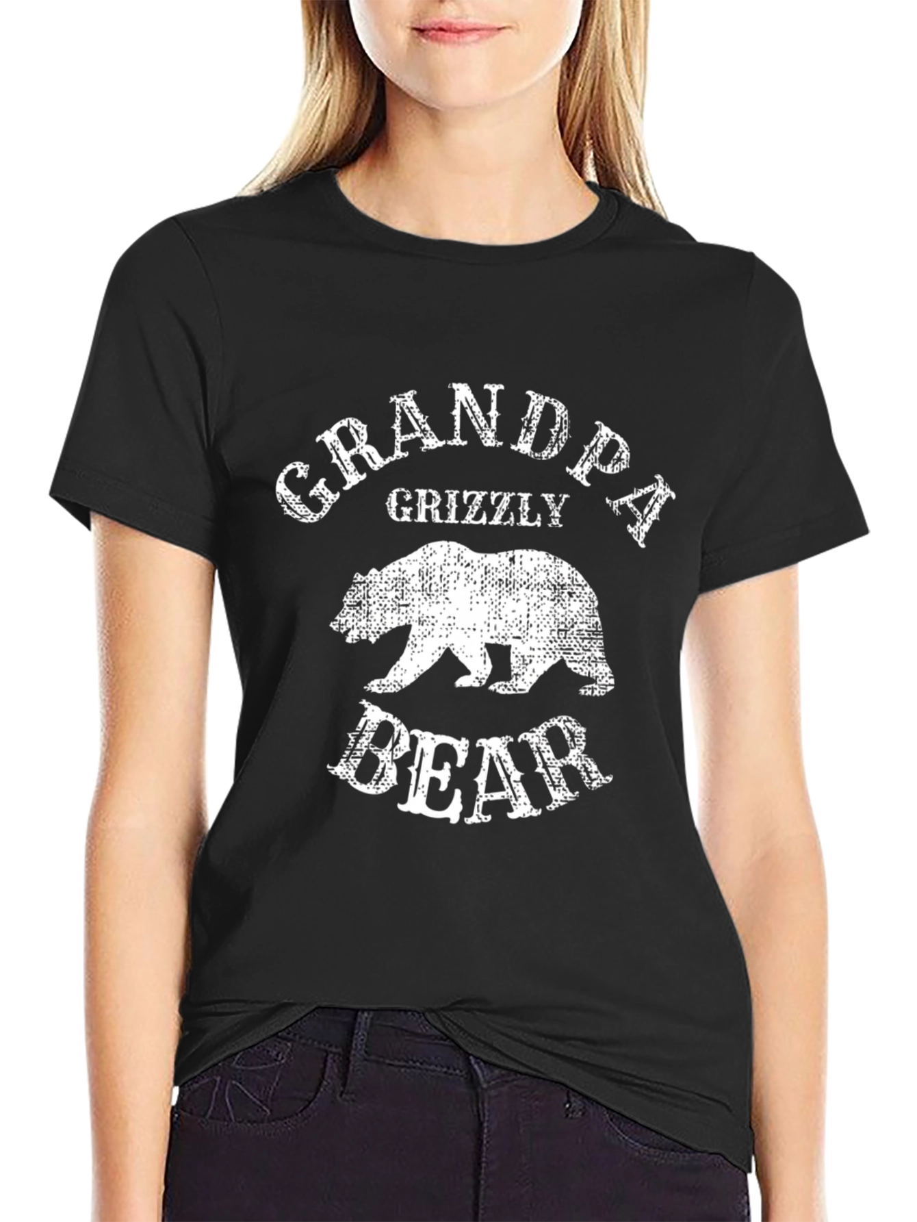 Grandpa Grizzly Bear Graphic Tee