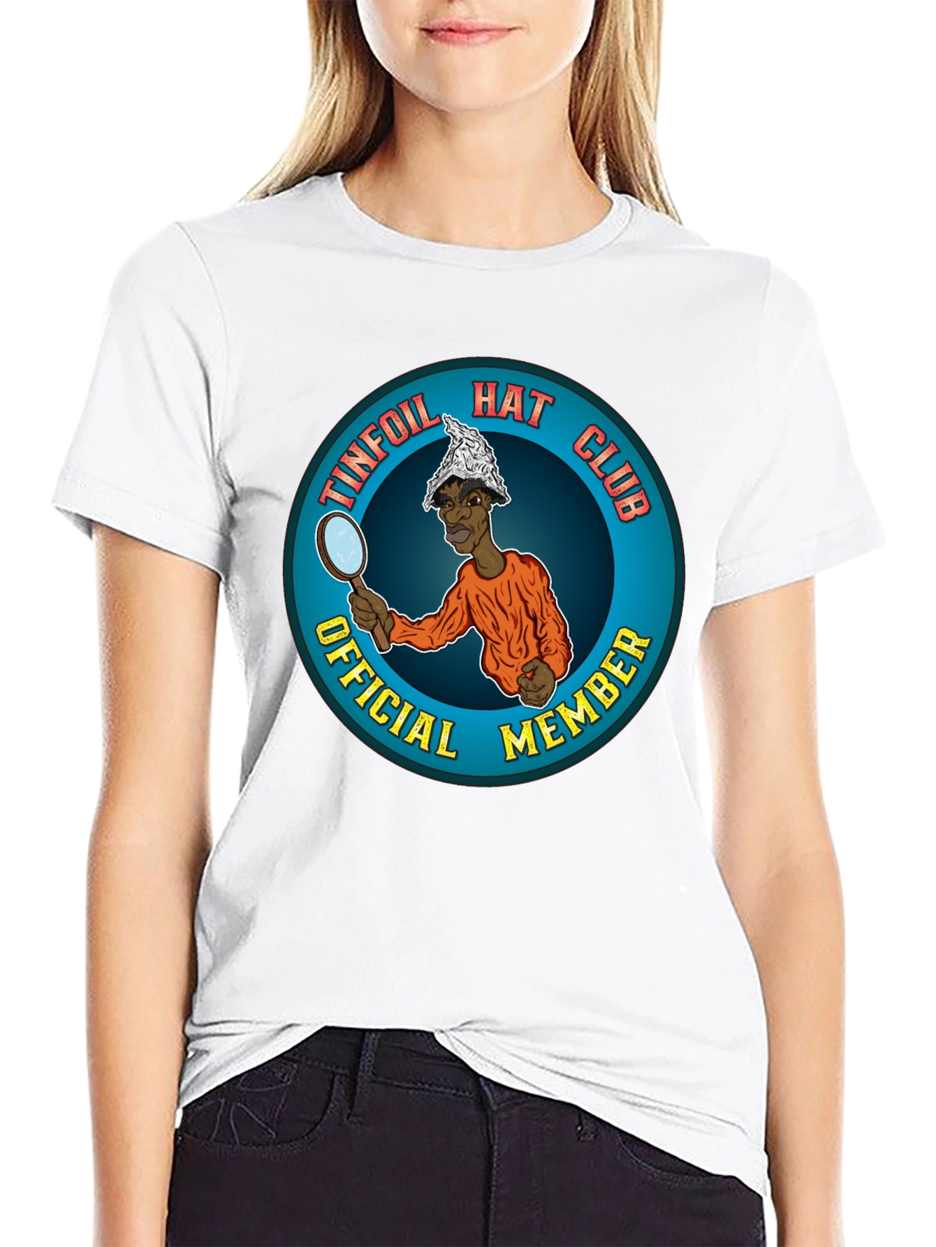 Tinfoil Hat Club Official Member Black T-Shirt