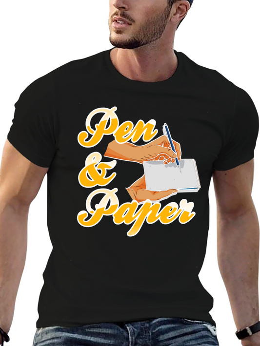 Pen & Paper Graphic T-Shirt
