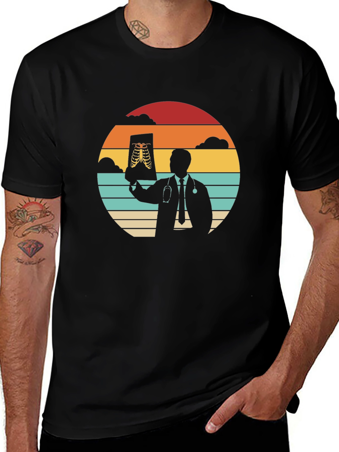 Doctor X-Ray Retro Graphic T-Shirt