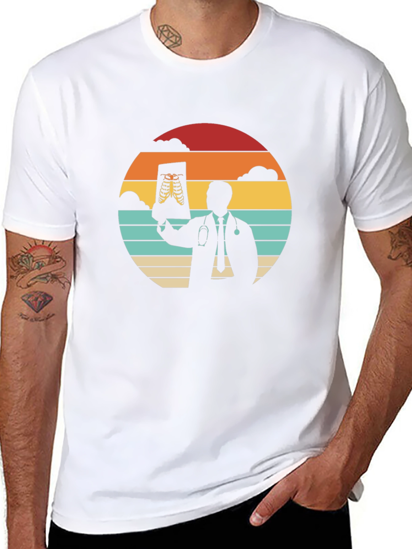 Doctor X-Ray Retro Graphic T-Shirt
