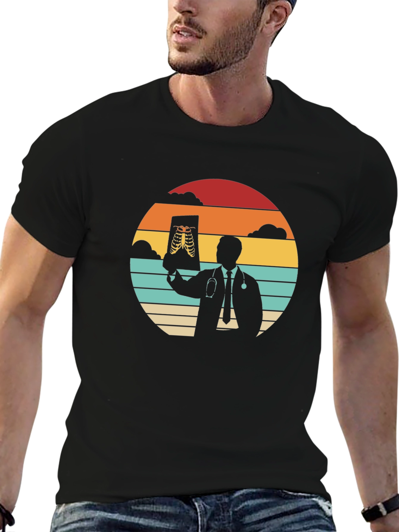 Doctor X-Ray Retro Graphic T-Shirt
