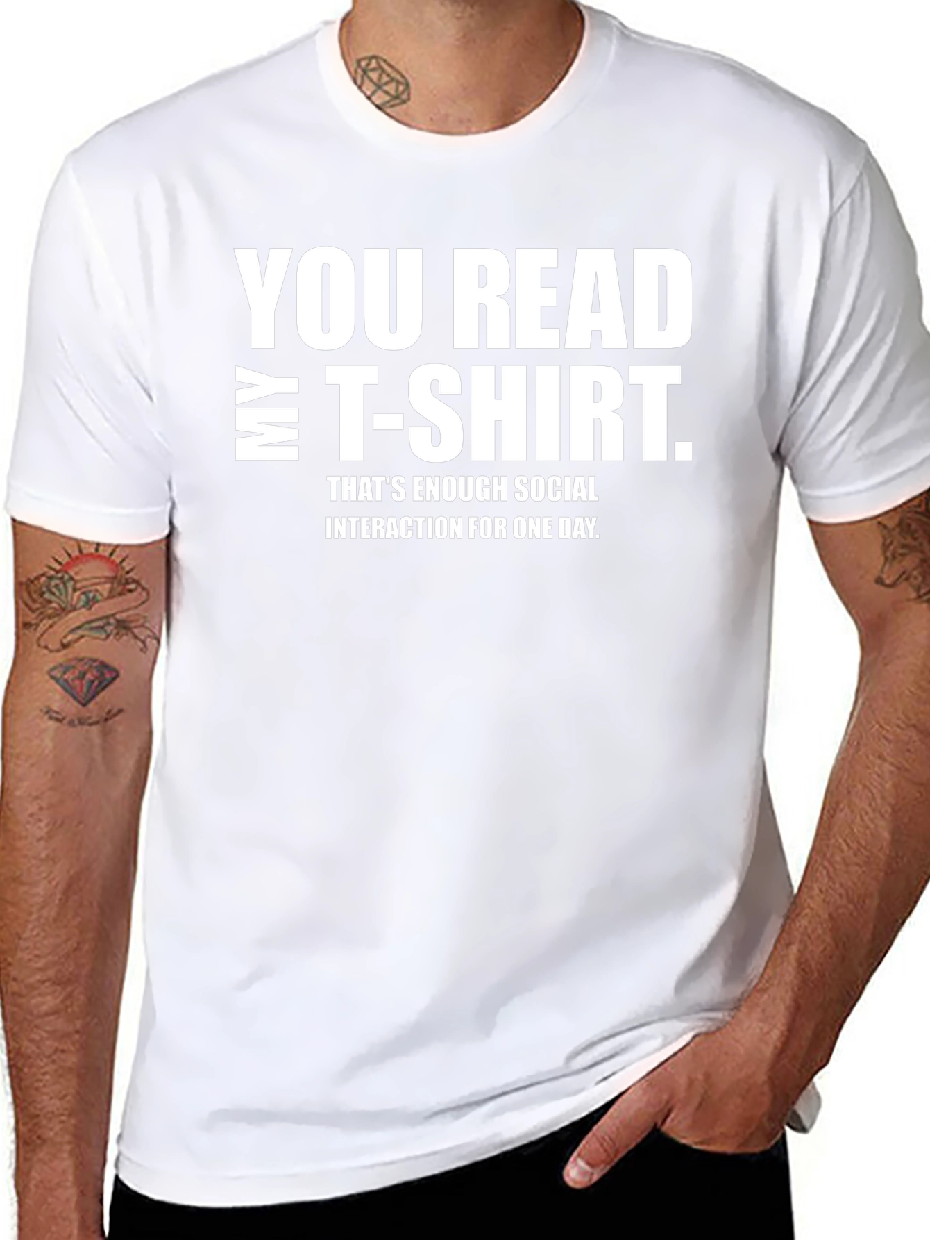 You Read My T-Shirt Funny Sarcastic Tee