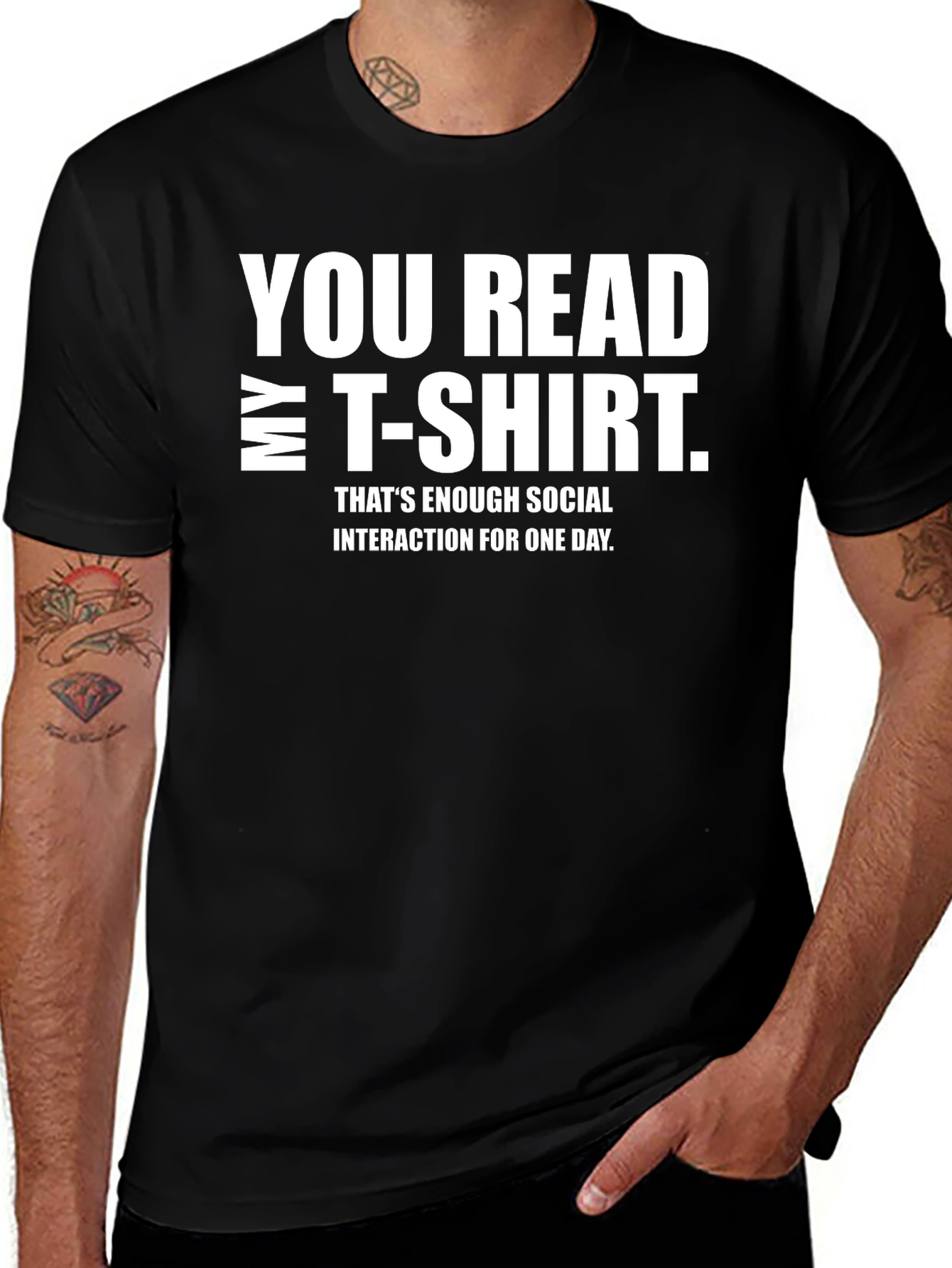 You Read My T-Shirt Funny Sarcastic Tee