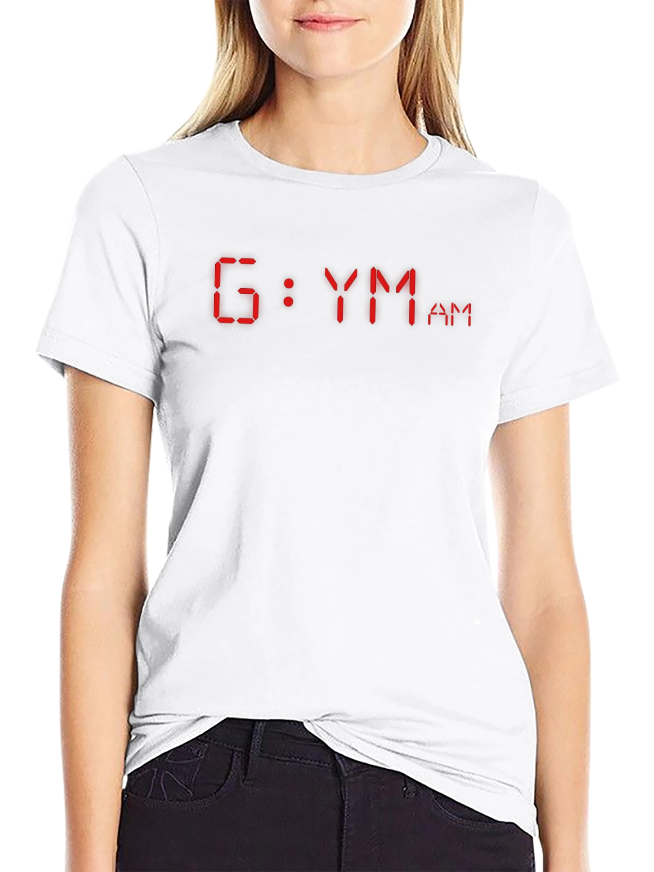 GYM AM T-Shirt - Novelty Fitness Apparel