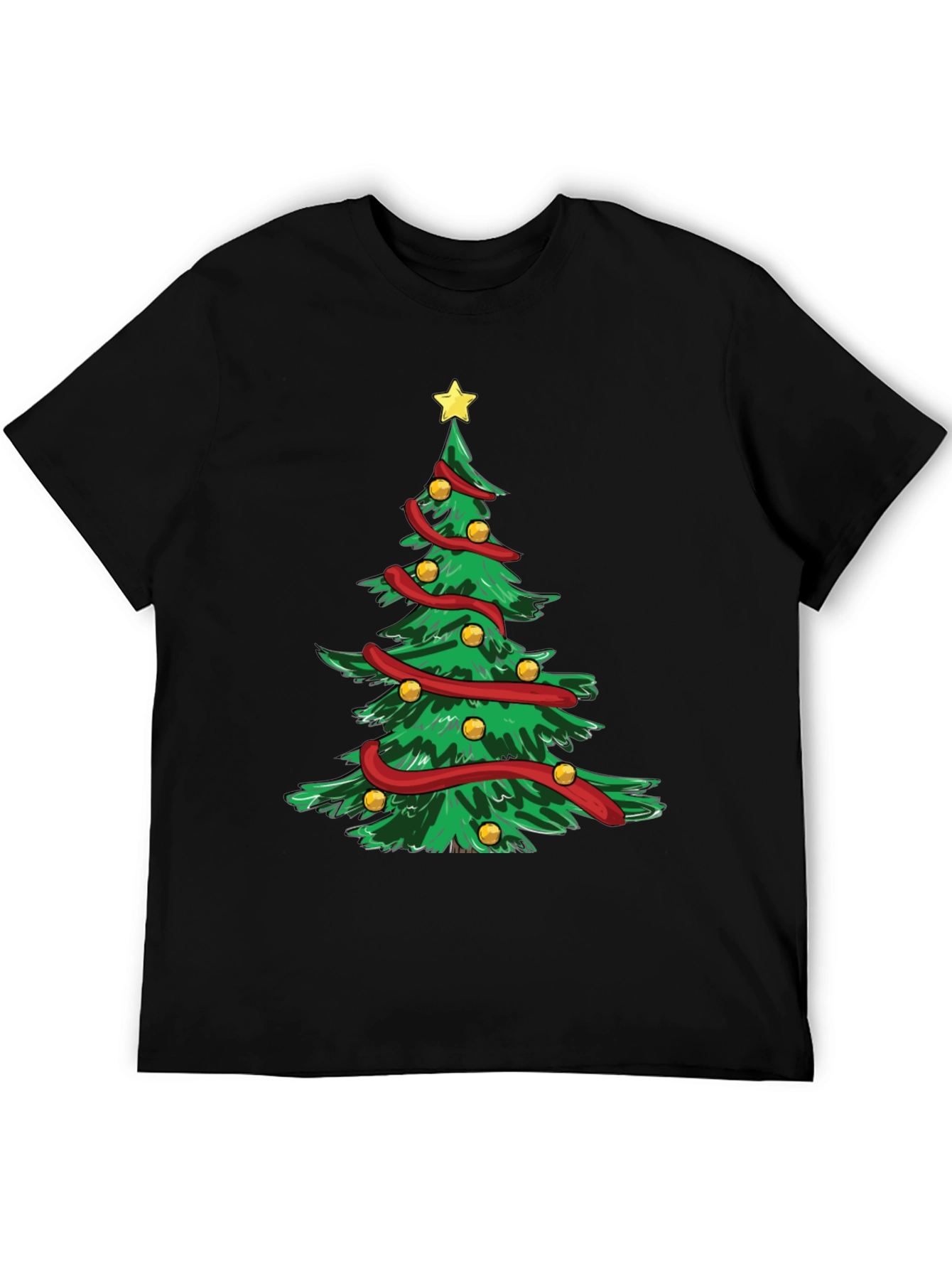 Christmas Tree Graphic T-Shirt Holiday Festive Tee