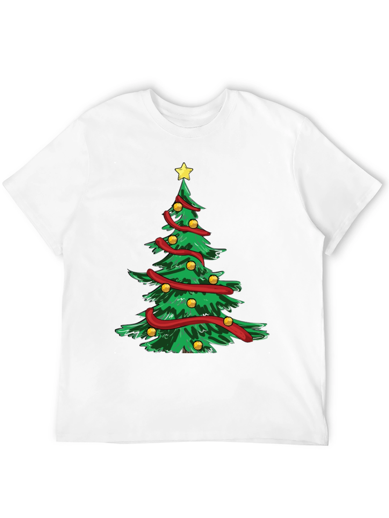 Christmas Tree Graphic T-Shirt Holiday Festive Tee