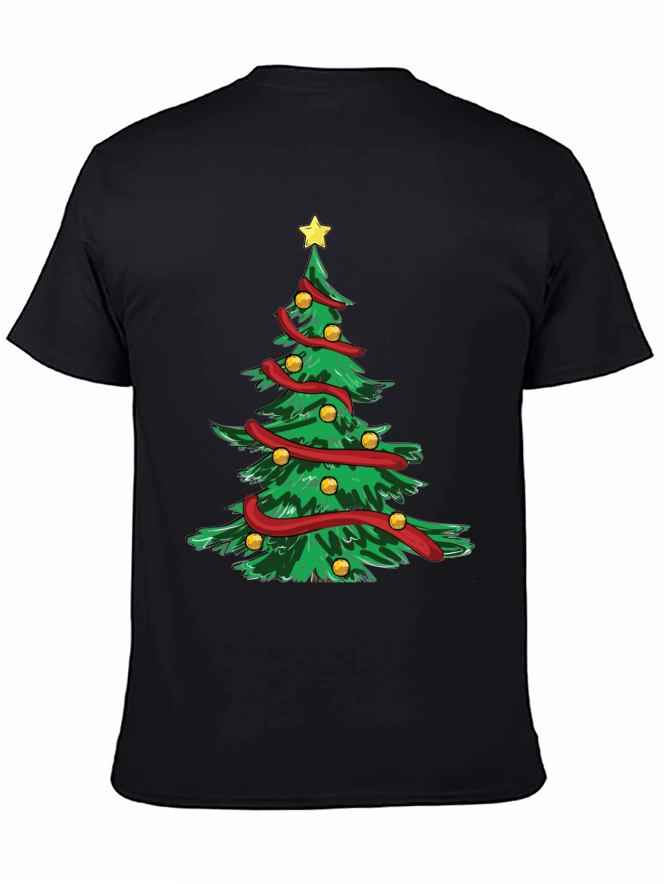Christmas Tree Graphic T-Shirt Holiday Festive Tee