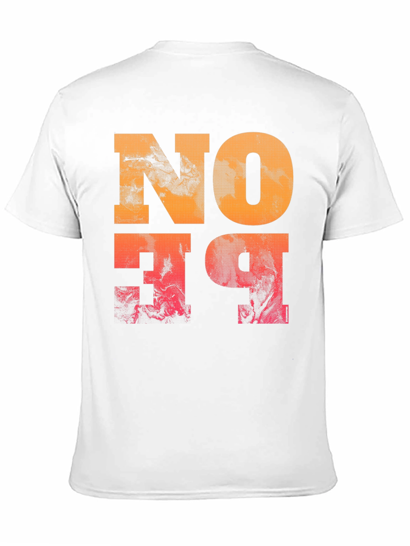 Abstract Graphic Print Mens Black T-Shirt
