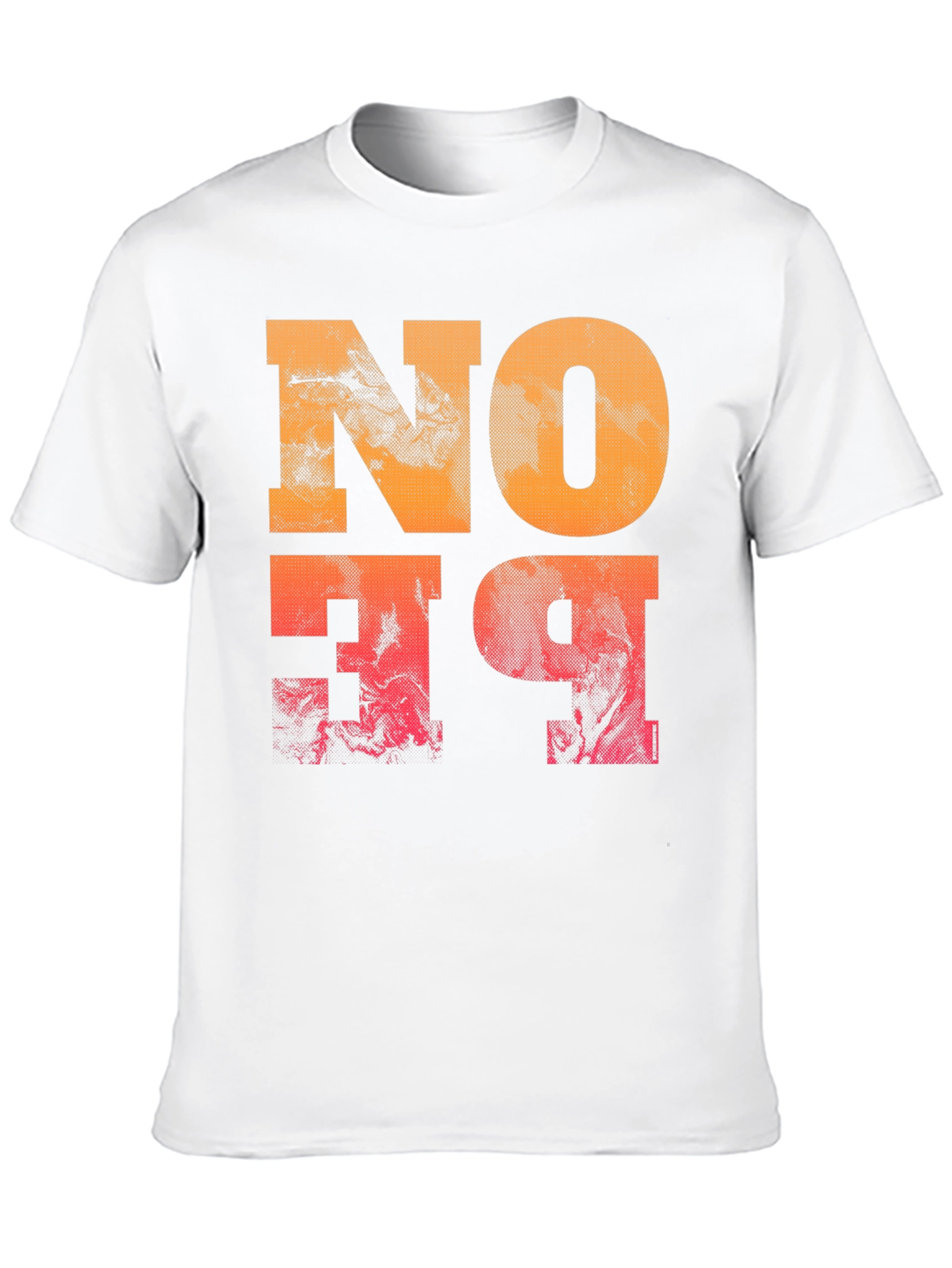 Abstract Graphic Print Mens Black T-Shirt