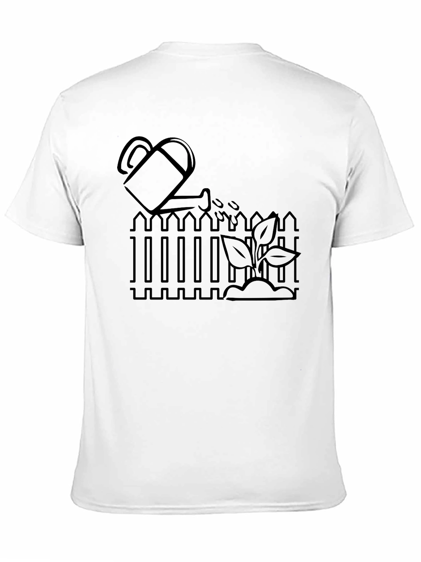 Gardening T-Shirt: Watering Can Design