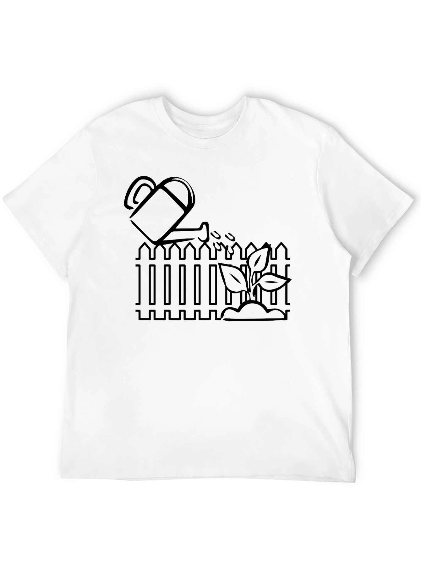 Gardening T-Shirt: Watering Can Design