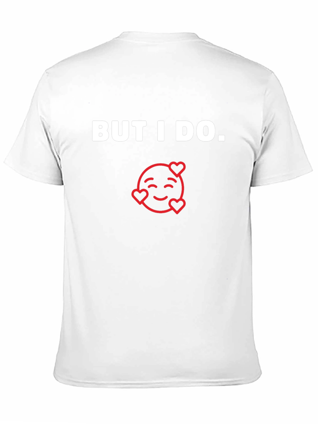 But I Do Emoji Heart Graphic Black T-Shirt