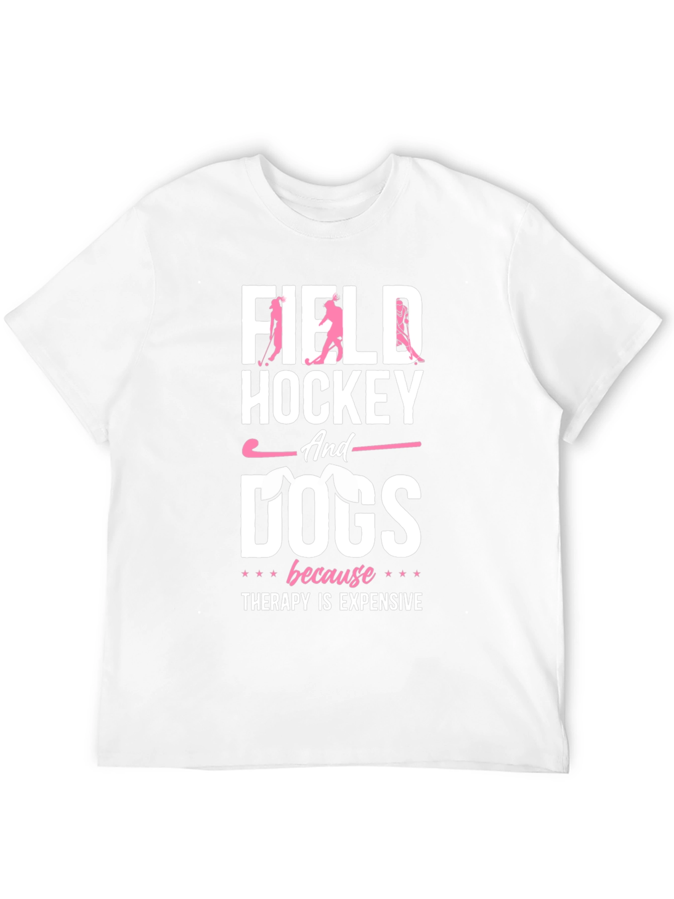 Field Hockey and Dogs Graphic Tee