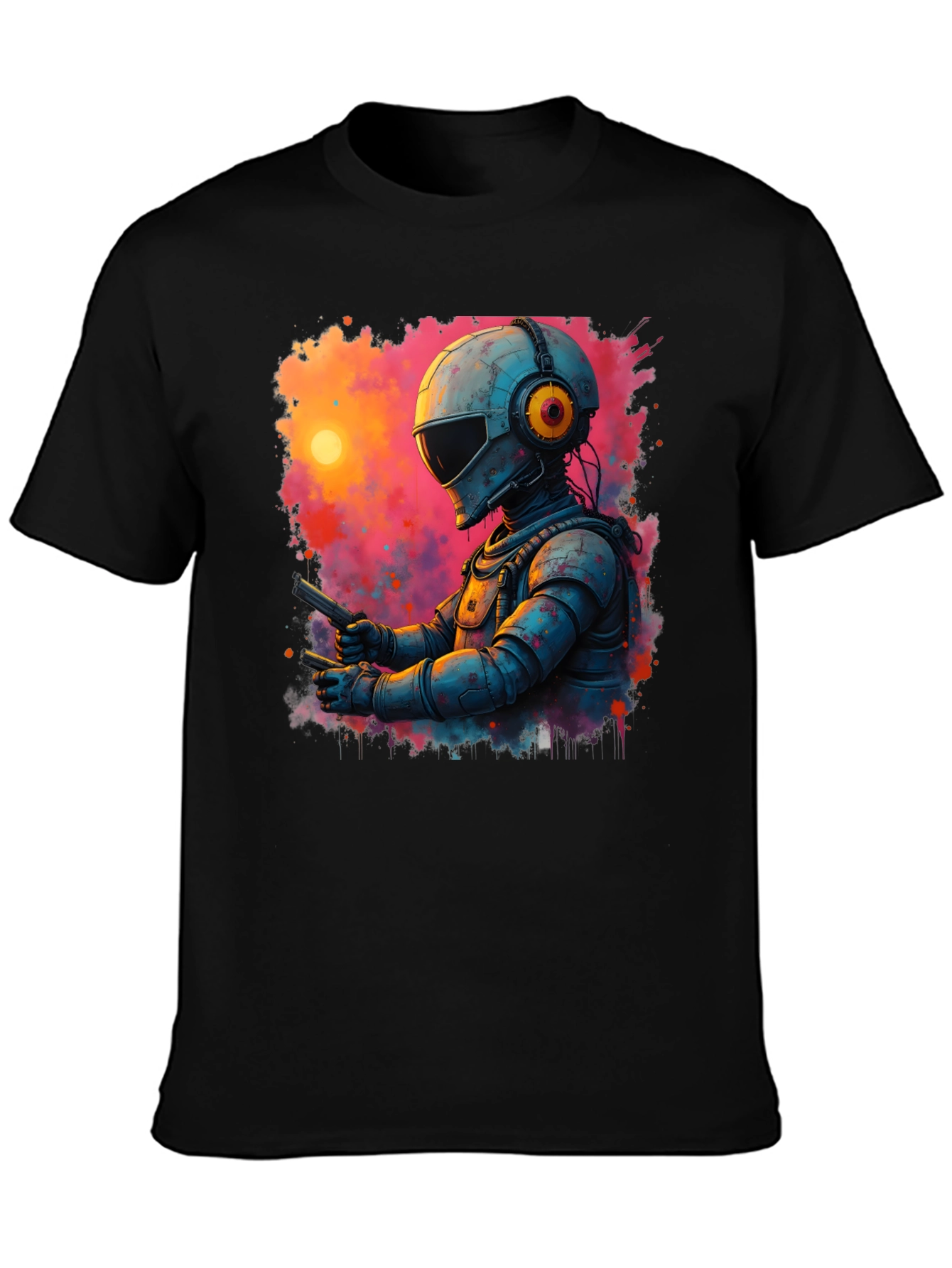 Retro Sci-Fi Astronaut T-Shirt