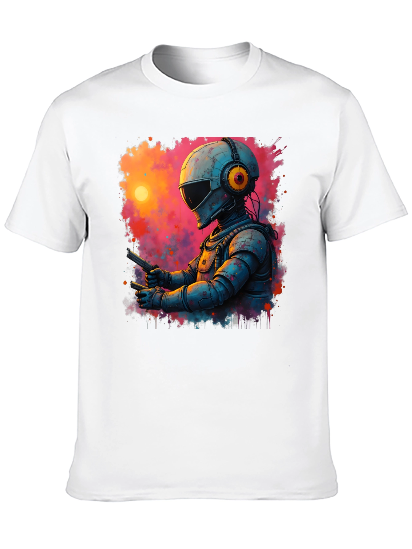 Retro Sci-Fi Astronaut T-Shirt