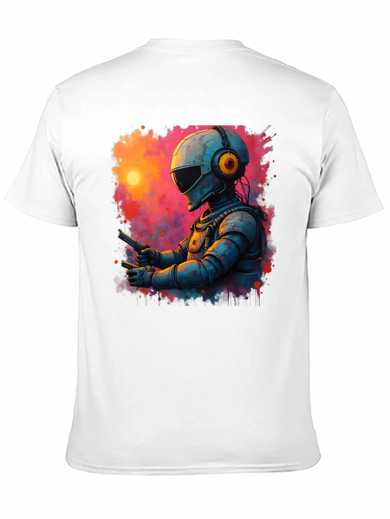 Retro Sci-Fi Astronaut T-Shirt