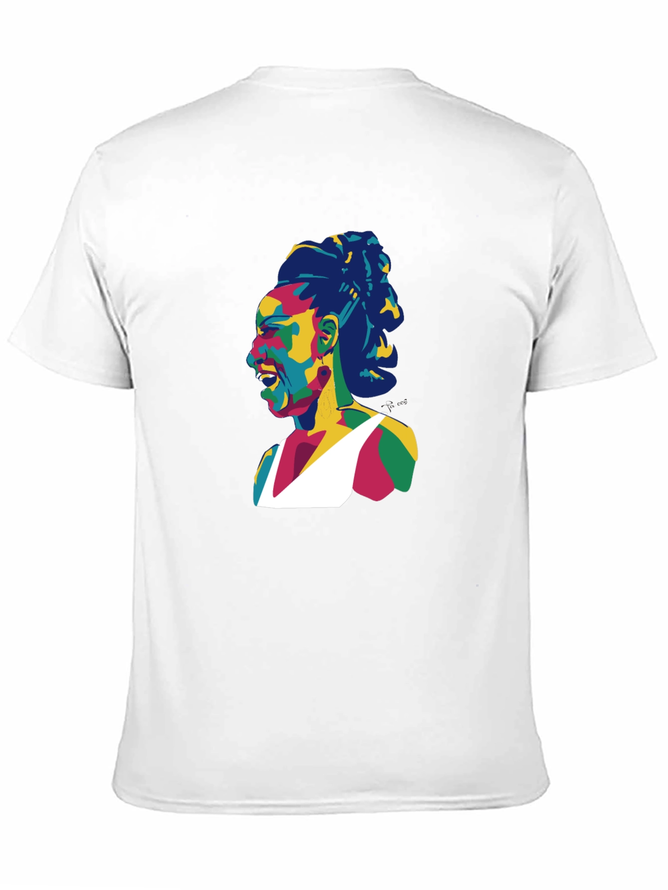 Pop Art Athlete Black T-Shirt