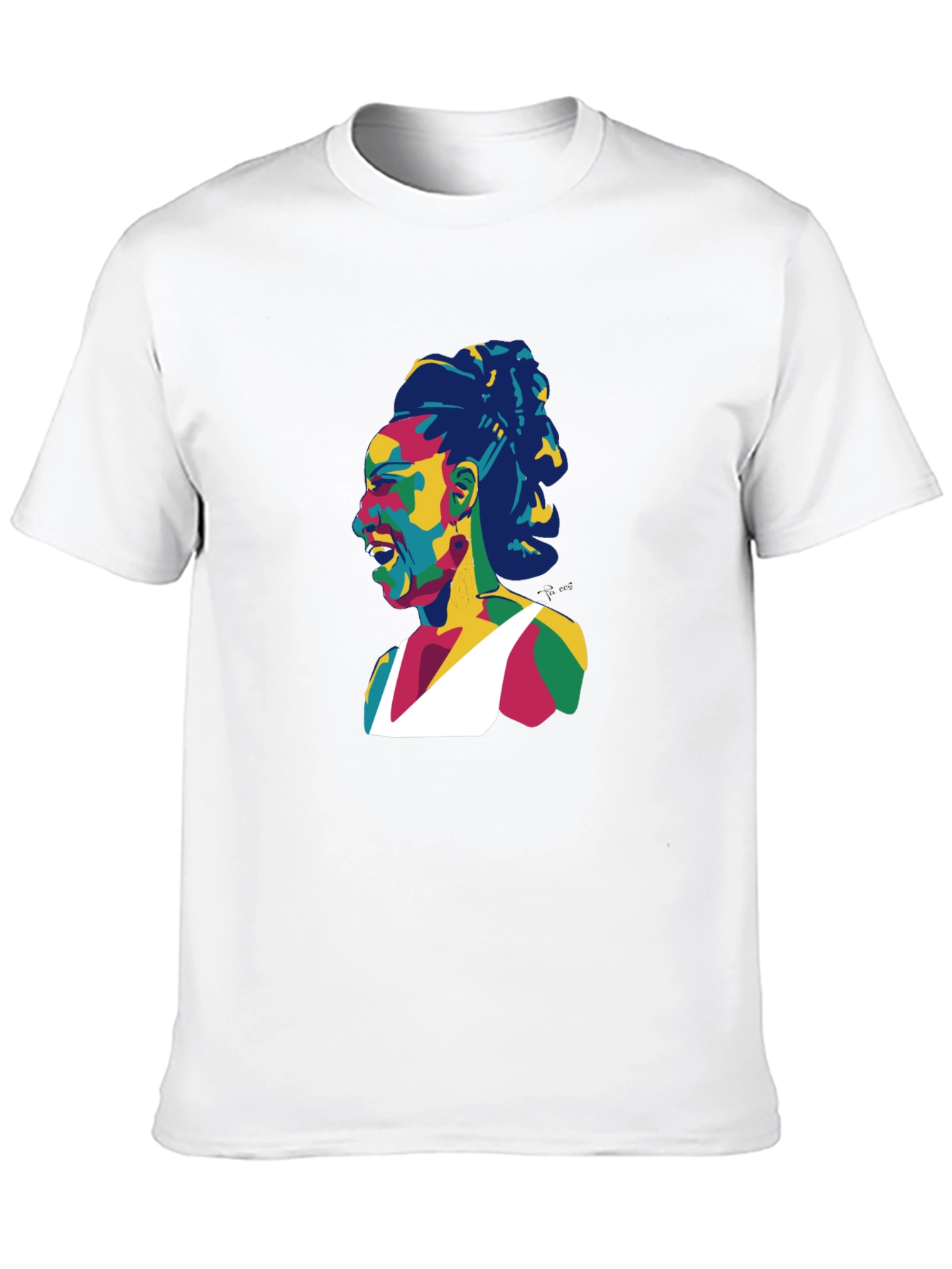 Pop Art Athlete Black T-Shirt