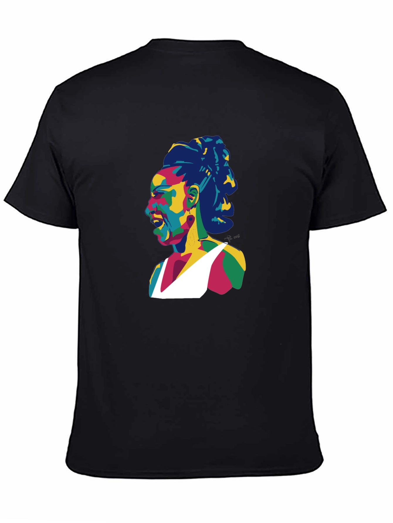 Pop Art Athlete Black T-Shirt