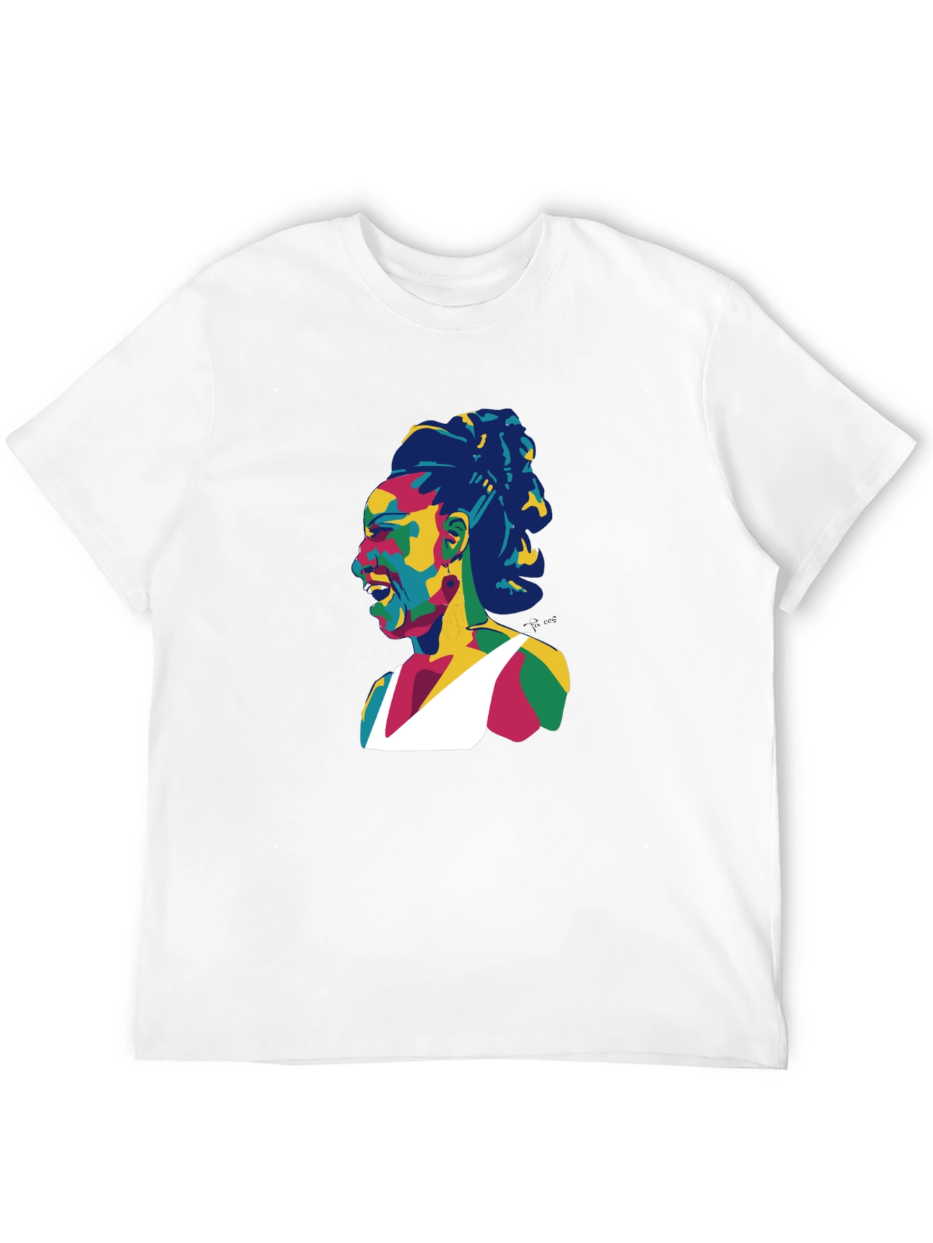 Pop Art Athlete Black T-Shirt