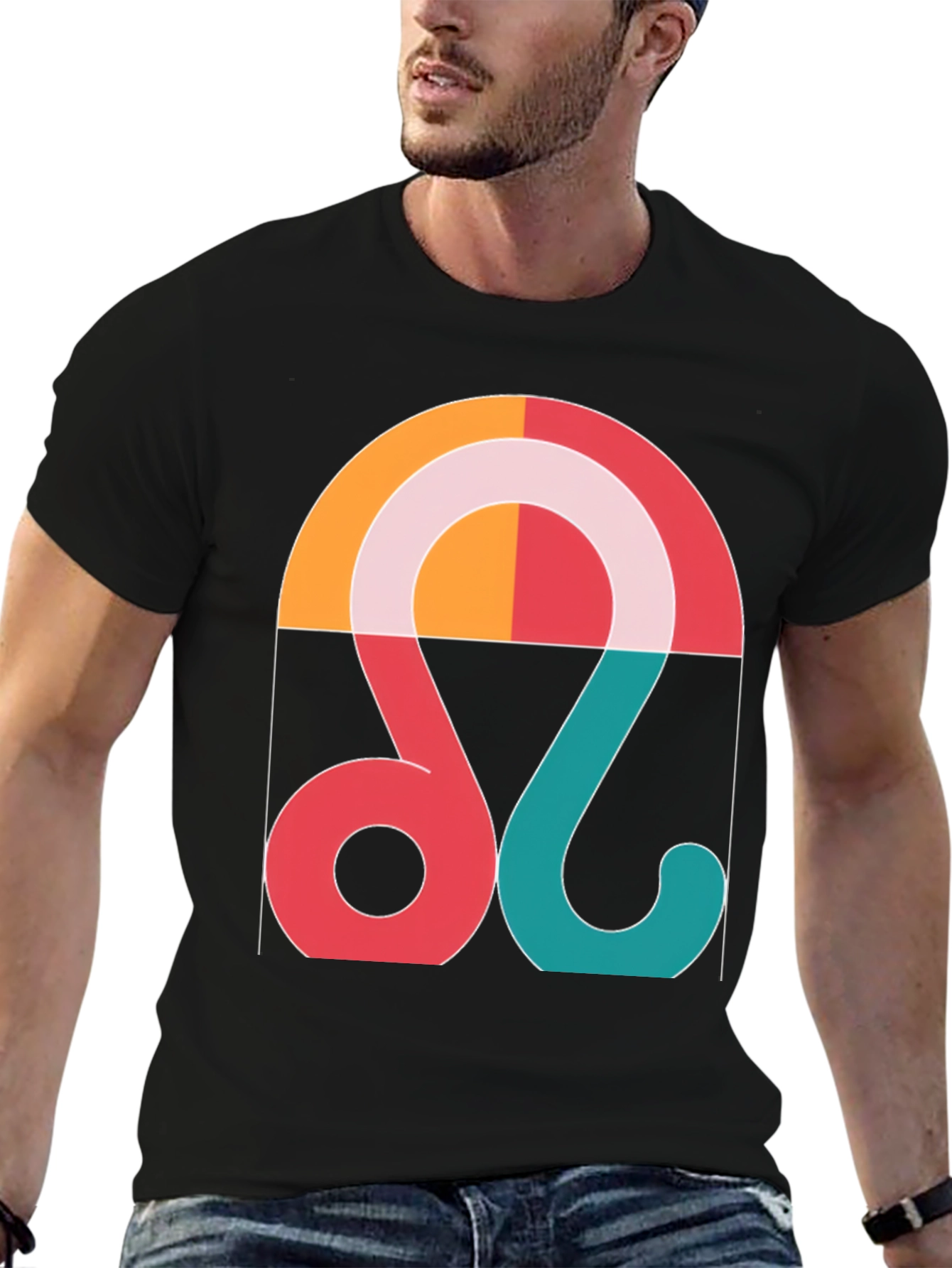 Retro Leo Zodiac Graphic Tee