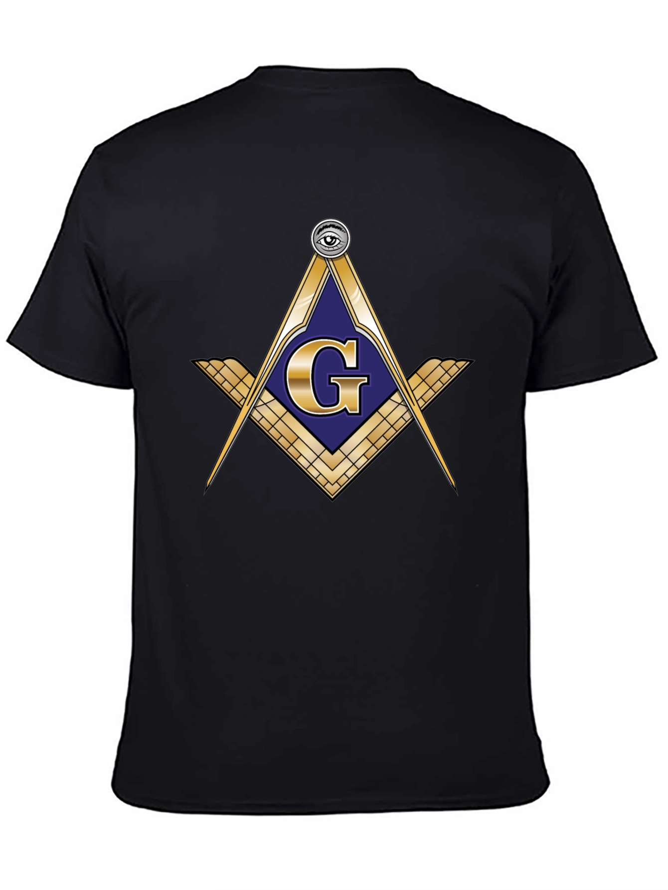 Masonic Symbol Black T-Shirt