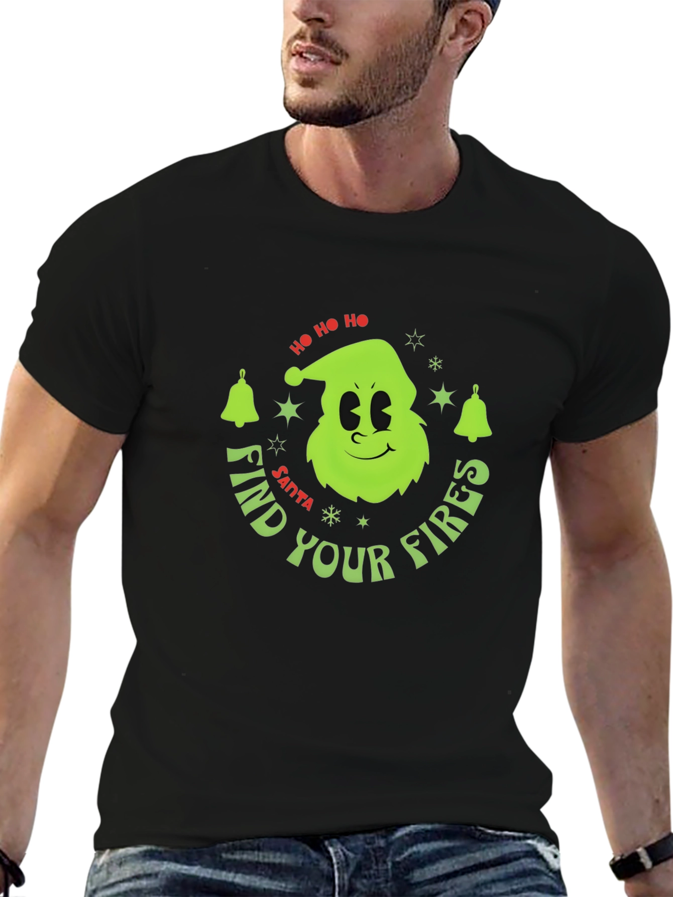 Find Your Fires Santa Grinch Holiday T-Shirt