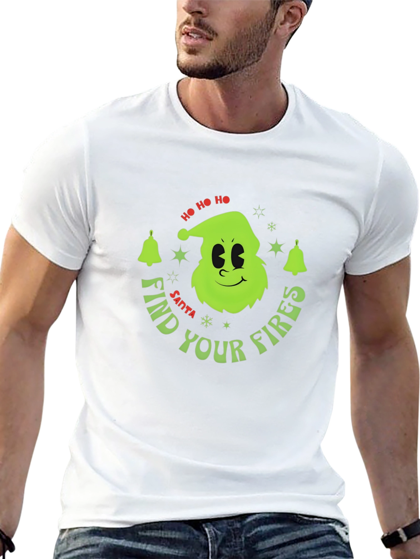 Find Your Fires Santa Grinch Holiday T-Shirt