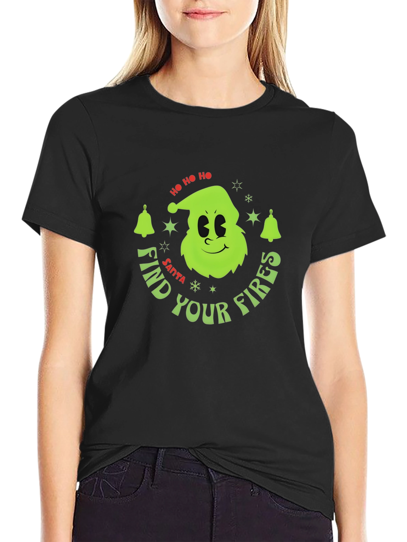 Find Your Fires Santa Grinch Holiday T-Shirt
